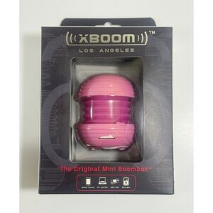 Xboom LA Portable Wired Mini Black Speaker The Original Mini Boombox